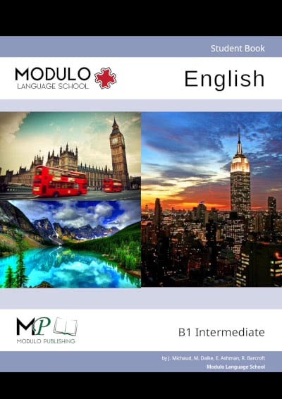 Modulo'sหนังสือเรียนอังกฤษ B1 ของคอร์สโมดูโล่ ไลฟ์